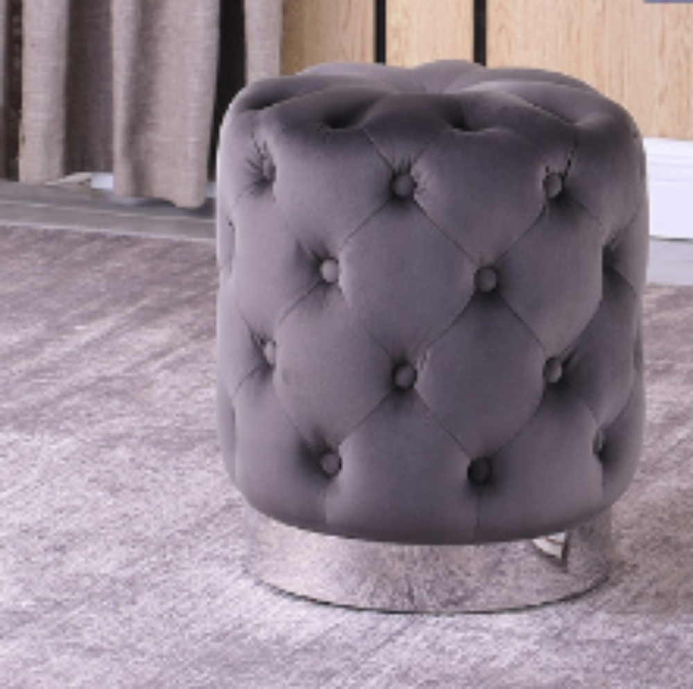 Ottoman with silver base